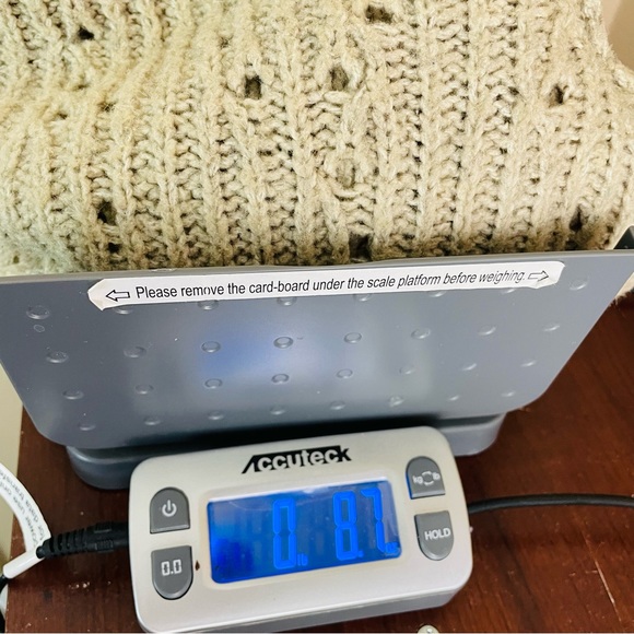 FREE PEOPLE Chunky Knit Sweater Sweatshirt Size Medium Collared Casual Weekdays - Picture 8 of 11